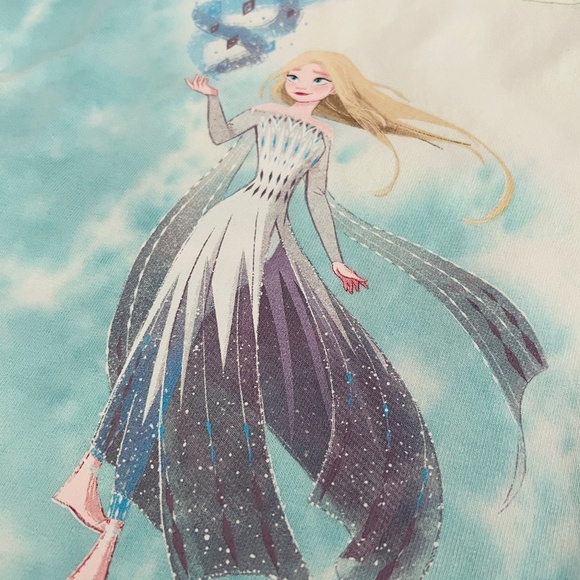 Disney - Frozen Elsa Tie-Dye Spirit Jersey, Girls Size XL/14, New with Tags - Picture 4 of 4